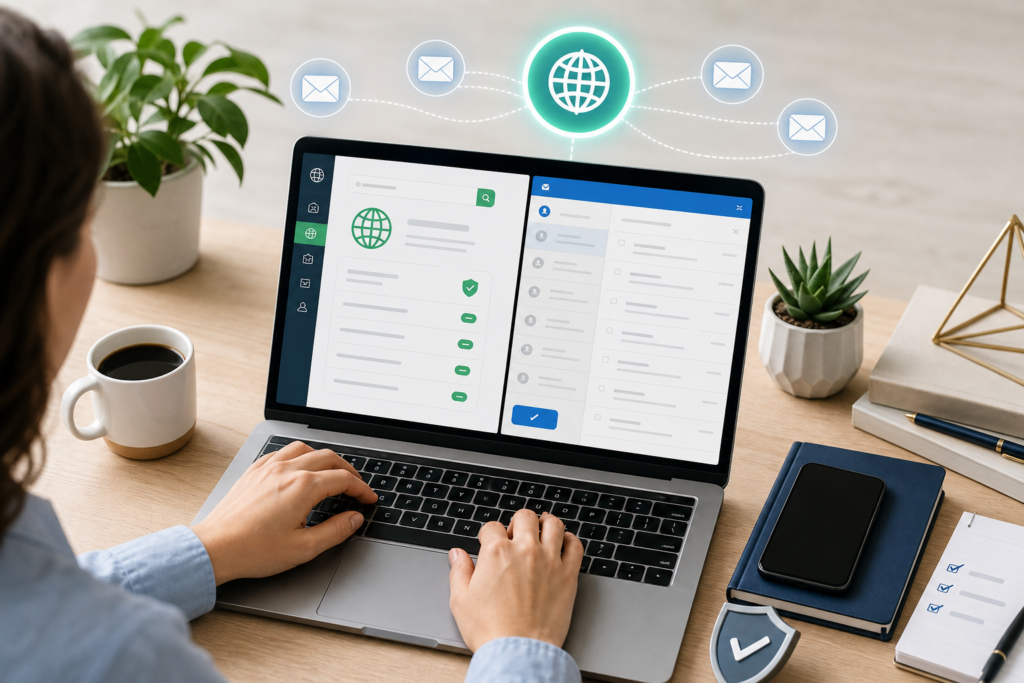 Featured image for the Cyber Grapes blog post "How to Get a Professional Business Email Address for Your Domain"